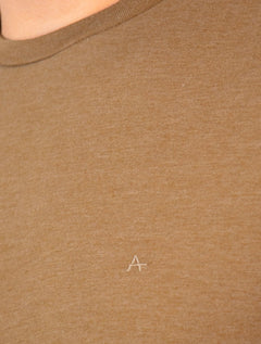 Camiseta Aramis Masculina Basic Lisa Mono Icon Cáqui Mescla