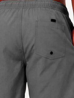 Short Aramis Masculino D'Água Elastico Logo Cinza Escuro