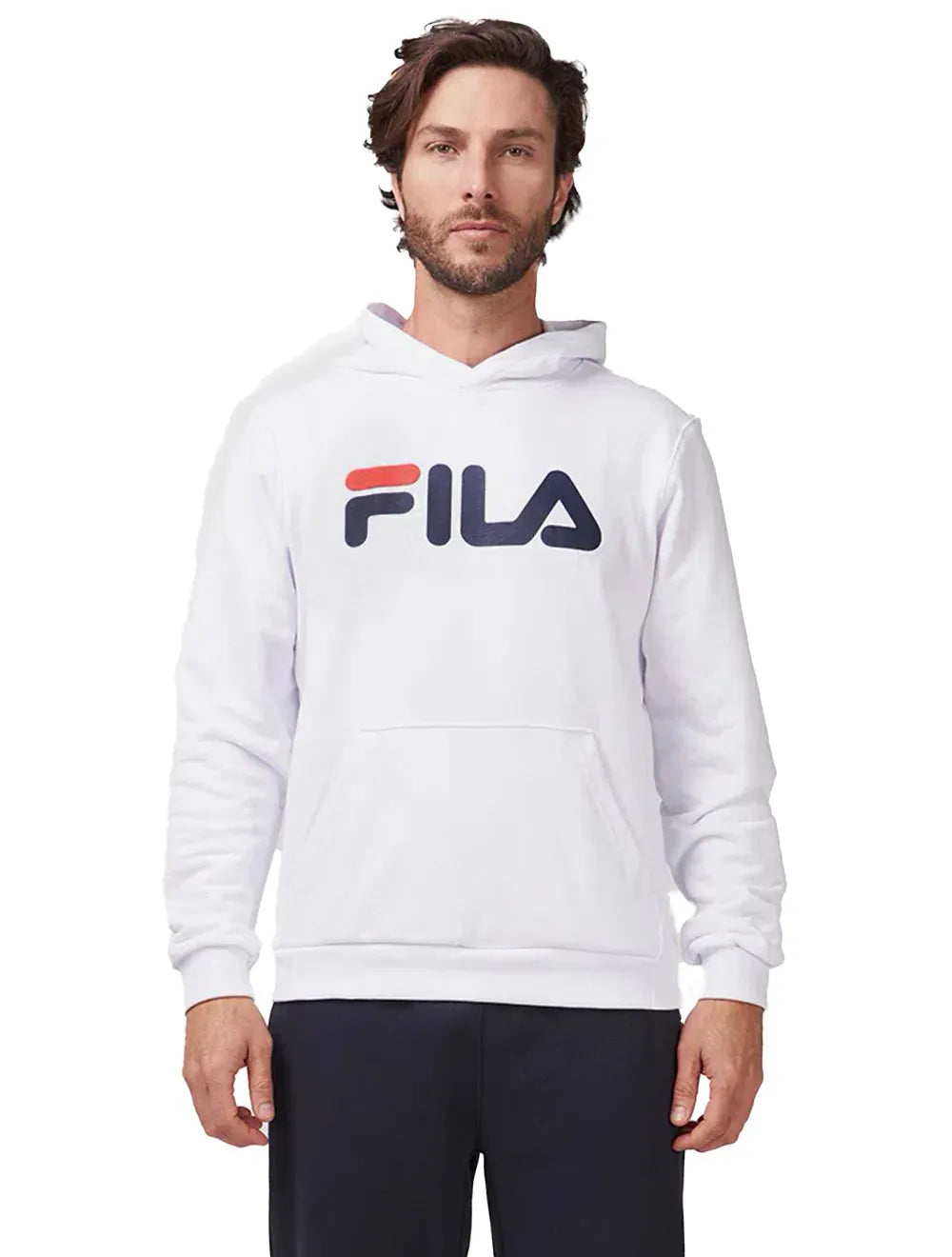 Moletom Fila Masculino Letter New Branco