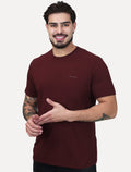 Camiseta Calvin Klein Jeans Masculina Light New Logo Bordô