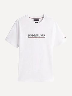 Camiseta Tommy Hilfiger Masculina Brand Love Big Branca