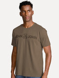 Camiseta John John Masculina Fit Basic Marrom