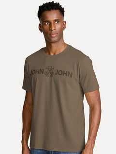 Camiseta John John Masculina Fit Basic Marrom