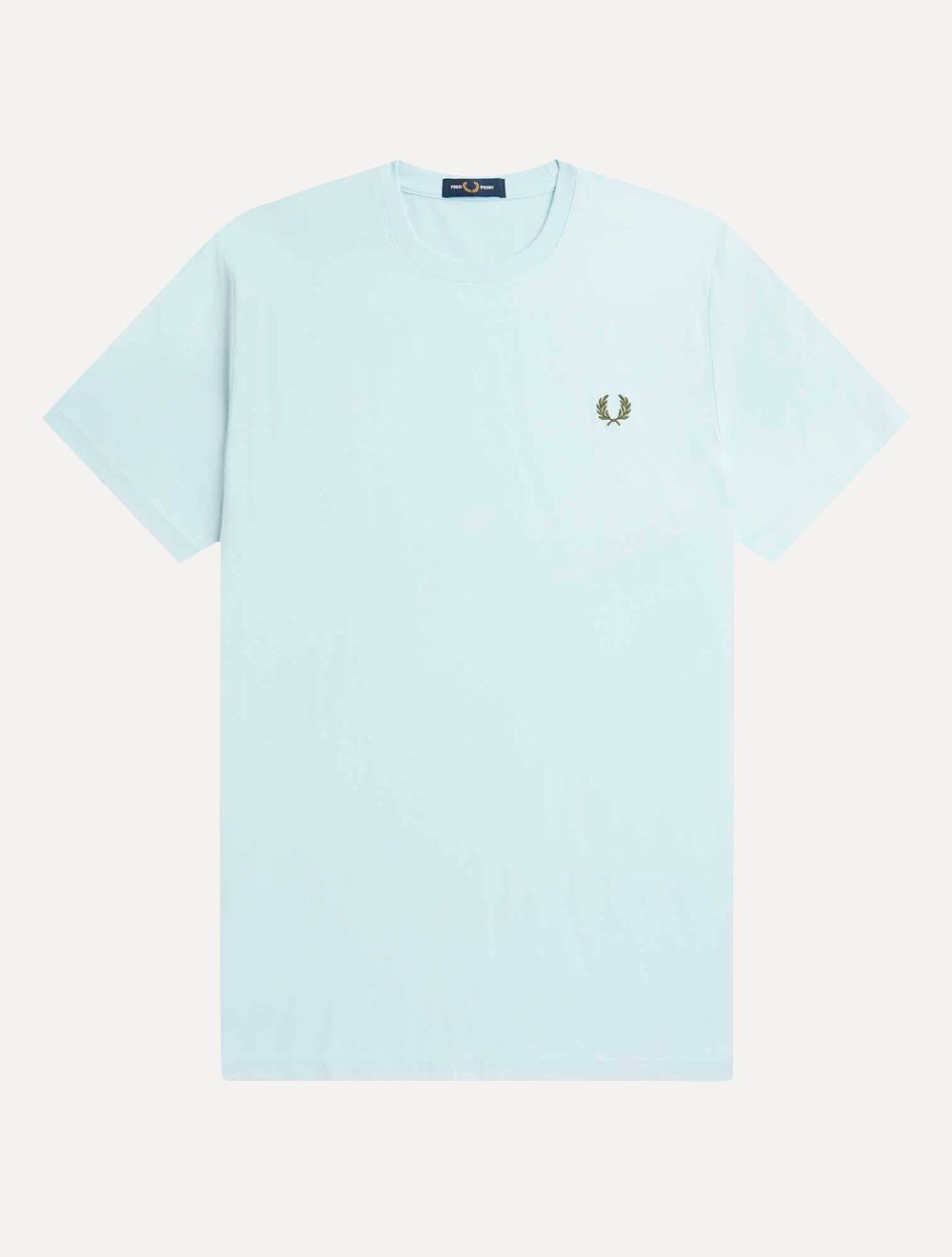 Camiseta Fred Perry Masculina Regular Back Graphic Laurel Azul Claro