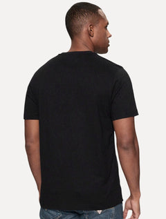 Camiseta Tommy Hilfiger Masculina Regular Core Pima  Preta