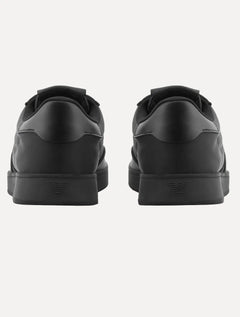 Tênis Empório Armani Masculino Nylon Logo Águia Preto