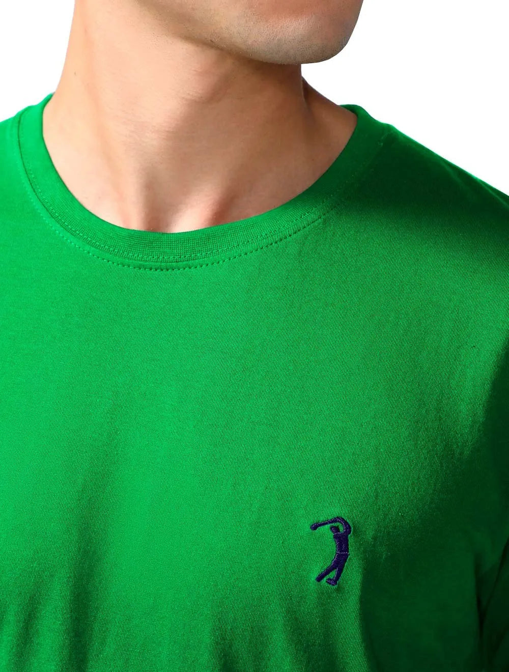 Camiseta Aleatory Masculina Navy Icon Island Green Verde