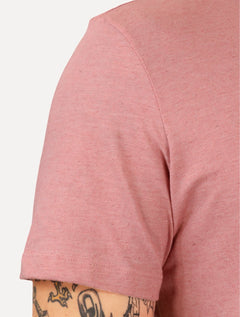 Camiseta VR Masculina Regular Linen Basica Rosa Mescla