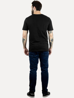 Camiseta John John Masculina JJ Basic Logo Rusty Preta
