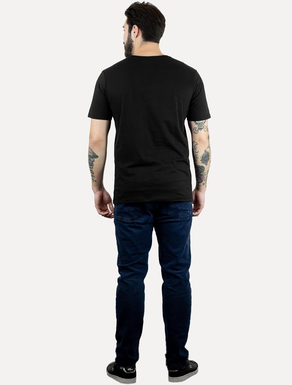 Camiseta John John Masculina JJ Basic Logo Rusty Preta