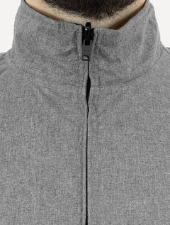 Jaqueta Aramis Masculina Bomber Dupla Preta/Grafite Mescla