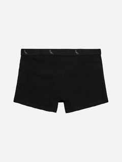 Cueca Reserva Masculina Boxer Monocromatico Cotton Preta Pack 3UN