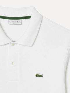 Polo Lacoste Masculina Classic Fit Piquet L.12.21 Heavy Cotton Branca