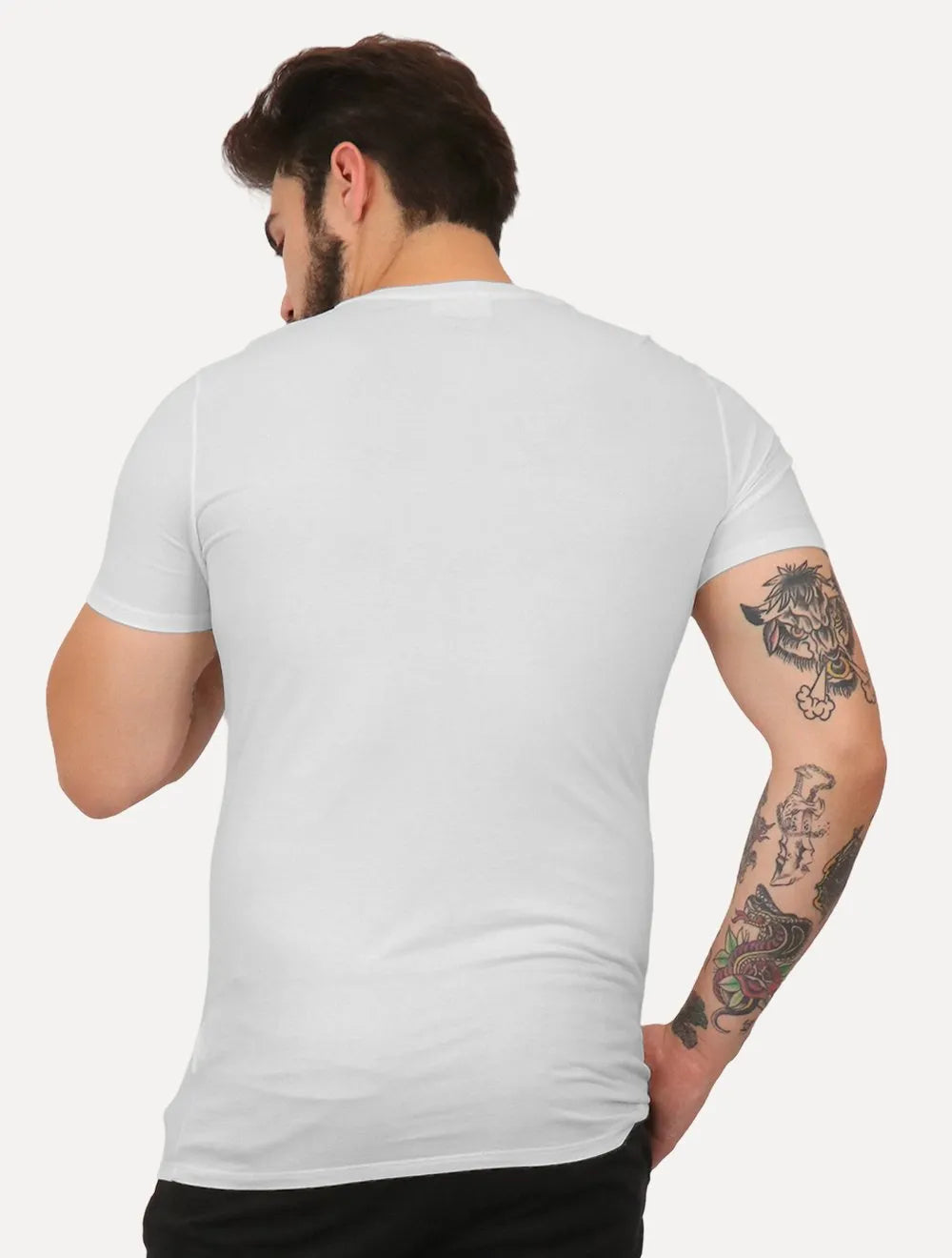 Camiseta Lacoste Masculina Jersey Pima Cotton Branca