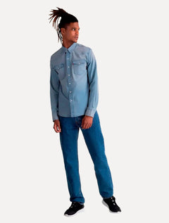 Camisa Levis Masculina Jeans Classic Western Standard Clara