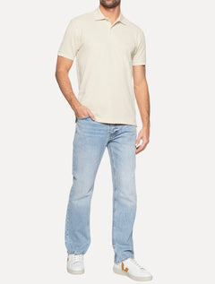 Polo Aramis Masculina Piquet Basic Mono Icon Off-White