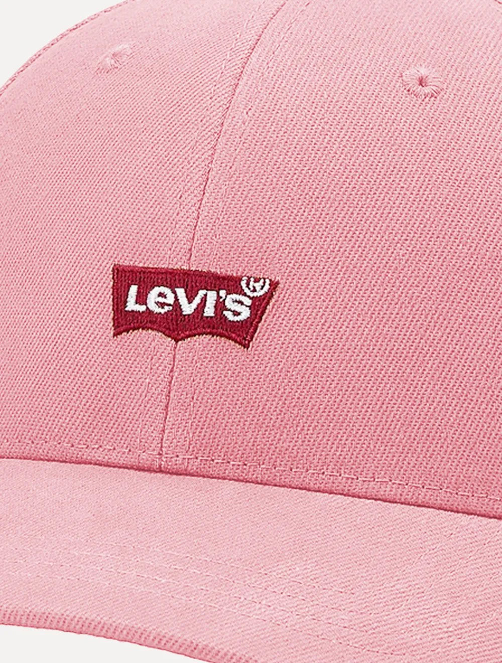Boné Levis Curved Visor Center Batwing Rosa