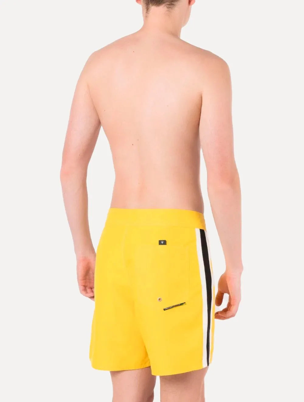 Bermuda Osklen Masculina D'Água Surf Urban Stripes Amarela