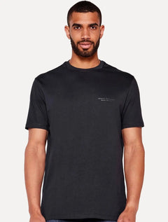 Camiseta Armani Exchange Masculina Milano New York Logo Azul Marinho