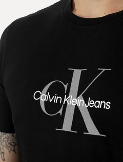 Camiseta Calvin Klein Jeans Masculina Reissue Large Logo Preta