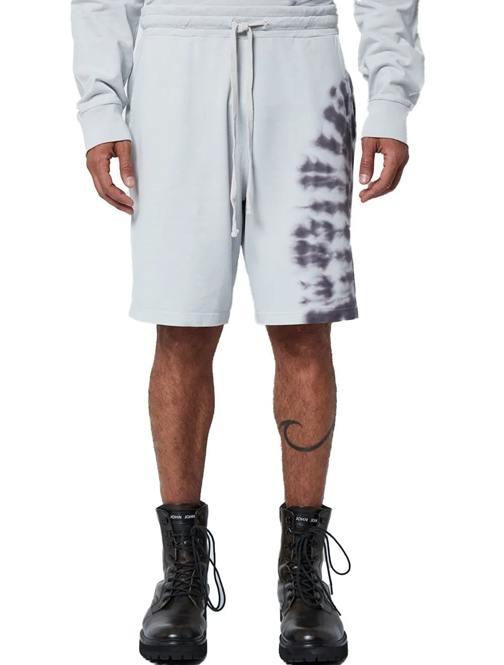 Bermuda John John Masculina Moletom Heaven Snake Cinza