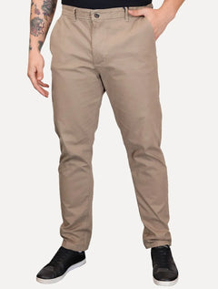 Calça Tommy Hilfiger Masculina de Sarja Brooklyn Caqui Médio