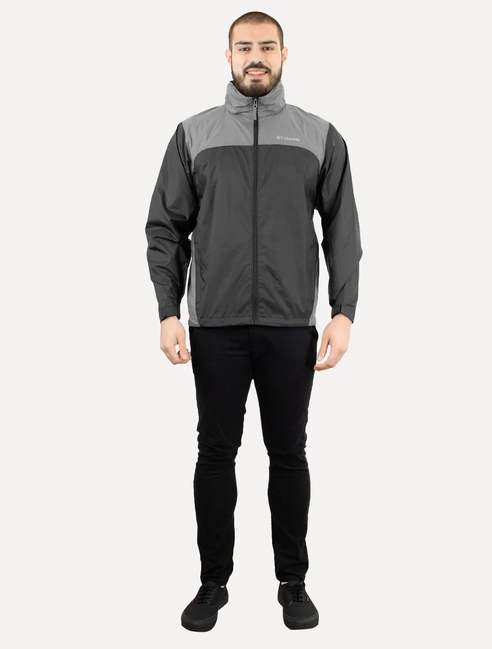 Jaqueta Columbia Masculina Glennaker Lake II Preto/Cinza