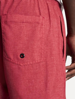 Short Reserva Masculino D'Água Beachwear Texture Vermelho Cereja