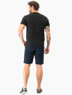 Camiseta Guess Masculina Foil Logo Print Preta