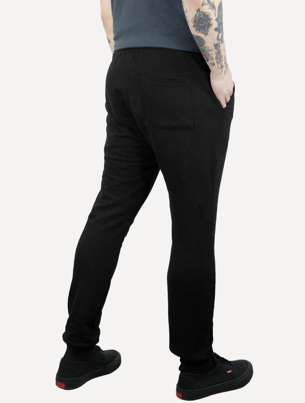 Calça Calvin Klein Jeans Masculina Moletom Re Issue Logo Preta