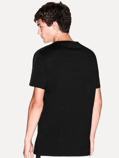 Camiseta Armani Exchange Masculina Regular Fit Grosgrain Preta