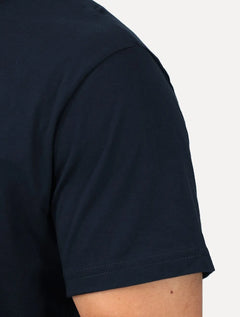 Camiseta Tommy Jeans Masculina Core Linear Green Logo Azul Marinho