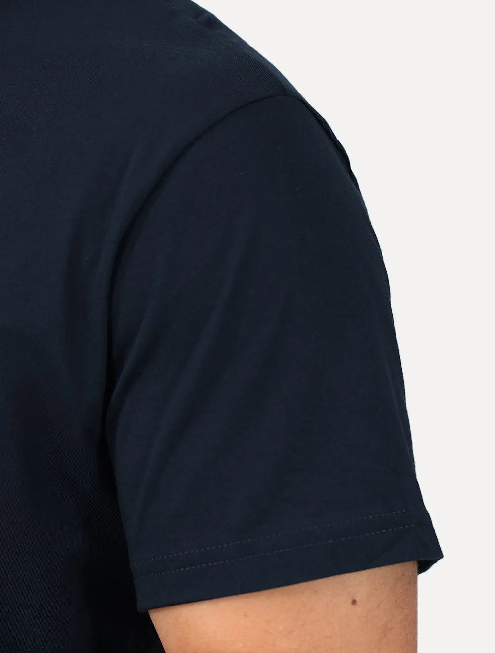 Camiseta Tommy Jeans Masculina Core Linear Green Logo Azul Marinho