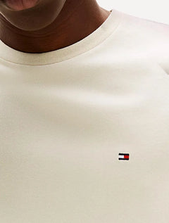 Camiseta Tommy Hilfiger Masculina Slim Fit Essential Stretch Creme