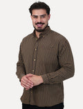 Camisa Tommy Jeans Masculina Relaxed Xadrez Poplin Pocket Marrom