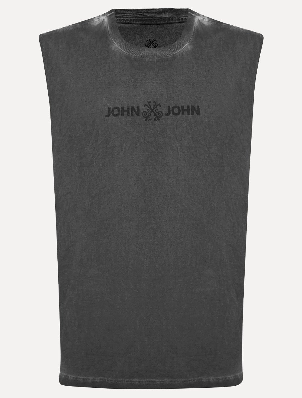 Regata John John Masculina Relaxed Fit Flat Cinza Escuro