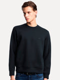 Blusa Moletom Emporio Armani Masculina Essential EA Logo Embroidery Azul Marinho