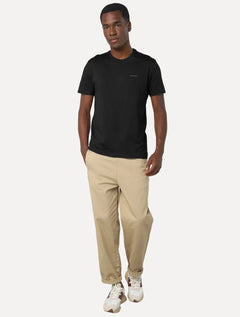 Camiseta Calvin Klein Jeans Masculina Light New Nape Logo Preta