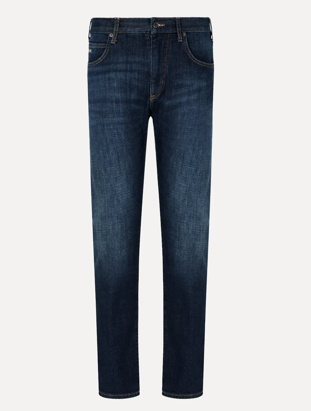 Calça Jeans Empório Armani Masculina J45 Regular Fit Azul Escuro