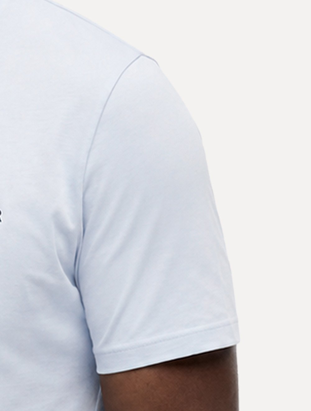 Camiseta Tommy Hilfiger Masculina Brand Love Signature Azul Claro