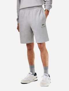 Kit Bermudas Masculina Calvin Klein Jeans e Lacoste | Moletom Preta/Cinza Mescla