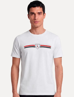 Camiseta Reserva Masculina Bust Shield SPFC Branca