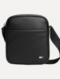 Bolsa Tommy Hilfiger Masculina Foundation Mini Reporter Preta