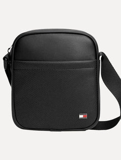 Bolsa Tommy Hilfiger Masculina Foundation Mini Reporter Preta