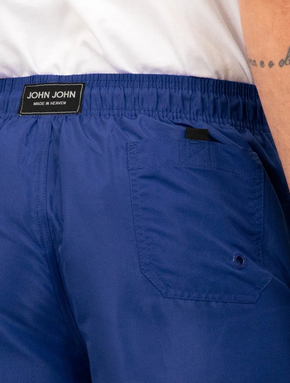 Short John John Masculino Trancoso Fiji Bic Azul Royal