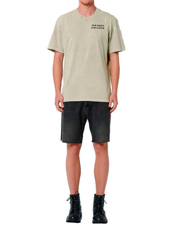 Camiseta John John Masculina Relaxed Snake Bone Cinza Claro
