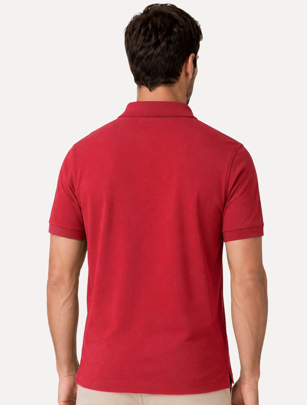 Polo Individual Masculina Comfort Pima Soft Touch Vermelho