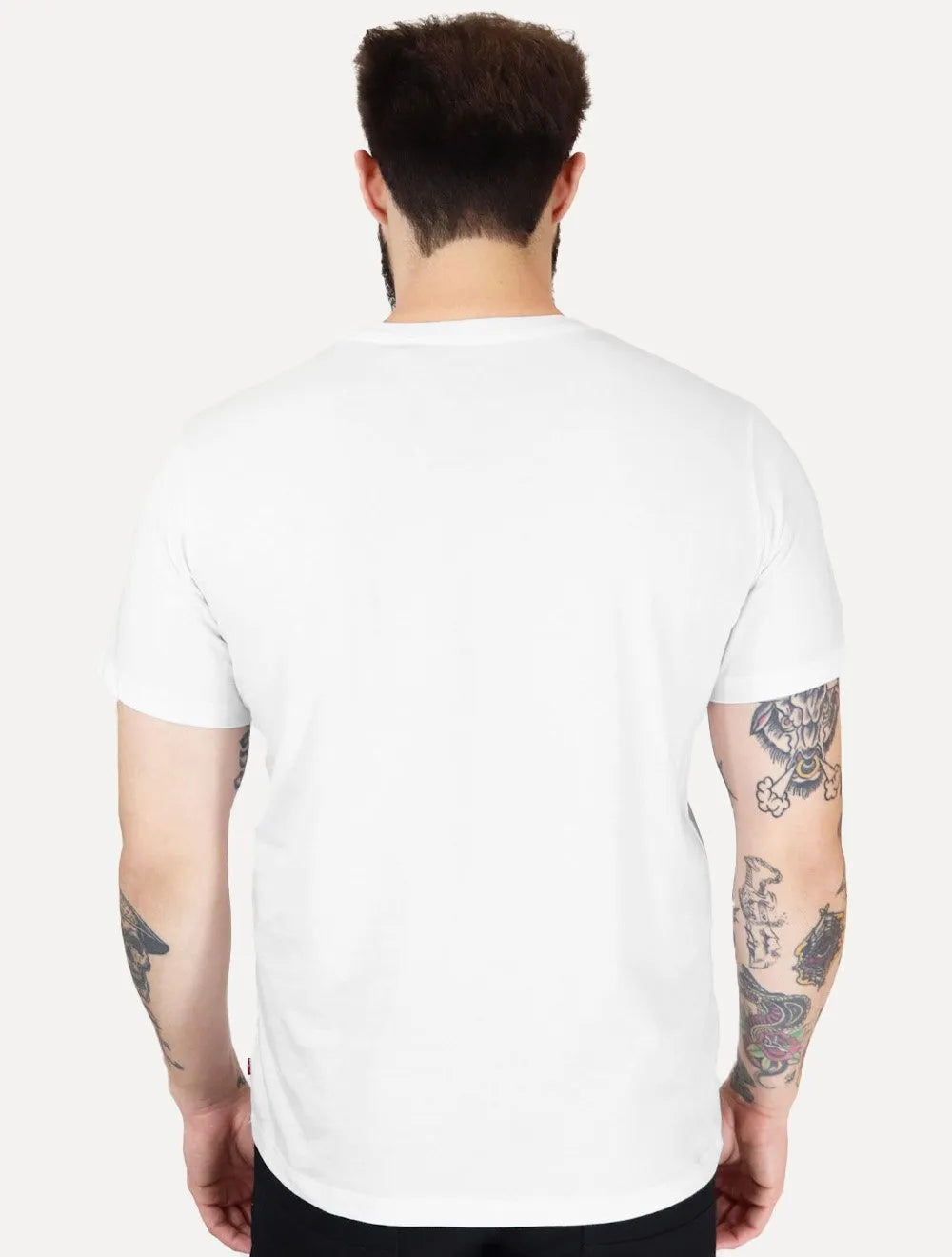 Camiseta Levis Masculina Standard Relaxed Center Logo Branca