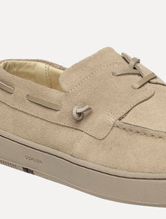 Tênis Osklen Masculino Soho Dockside Camurça Monochromatic Aveia