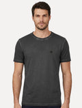 Camiseta John John Rubber Key Flame Dark Transfer Cinza Escuro
